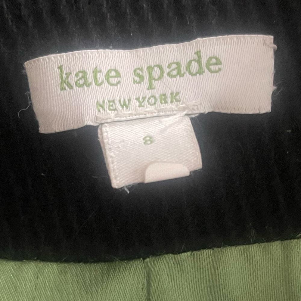 Kate Spade Wool Pea Coat w/ Tulip Hem, EUC - Picture 3 of 6